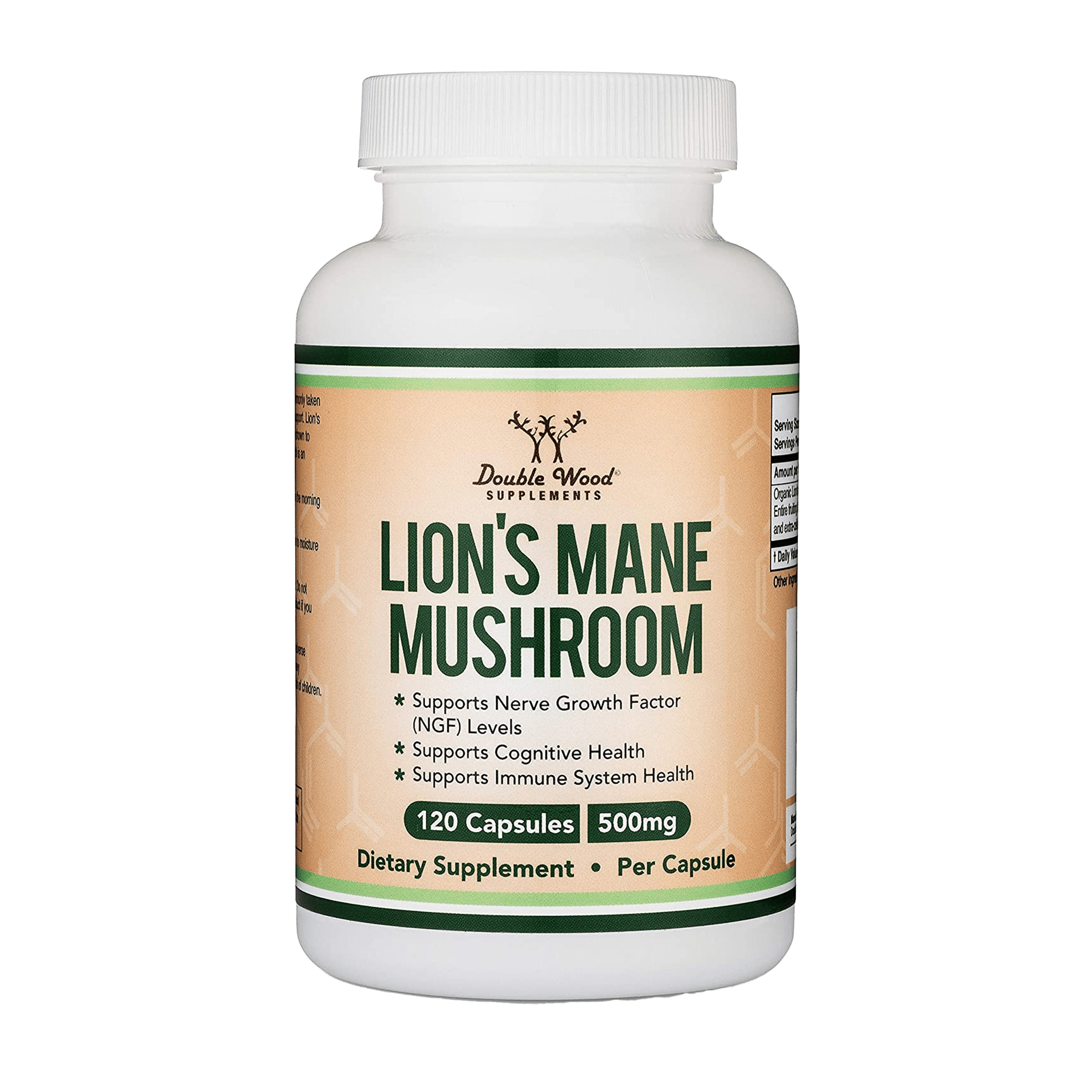 Double Wood - Champignon crinière de lion - 120 gélules de 500 mg