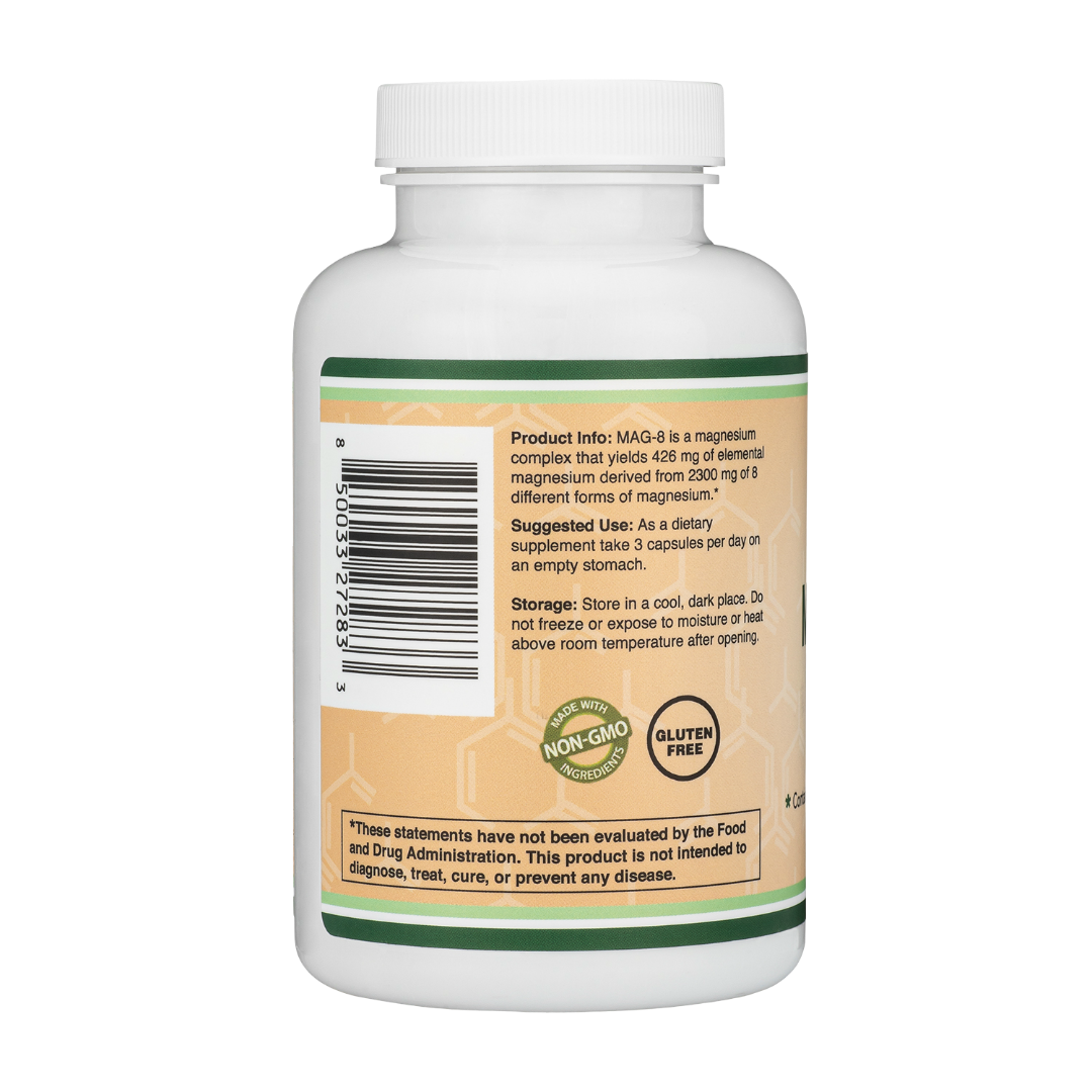 Double Wood - Complexe de Magnésium (Mag-8) - 180 x 436 mg gélules