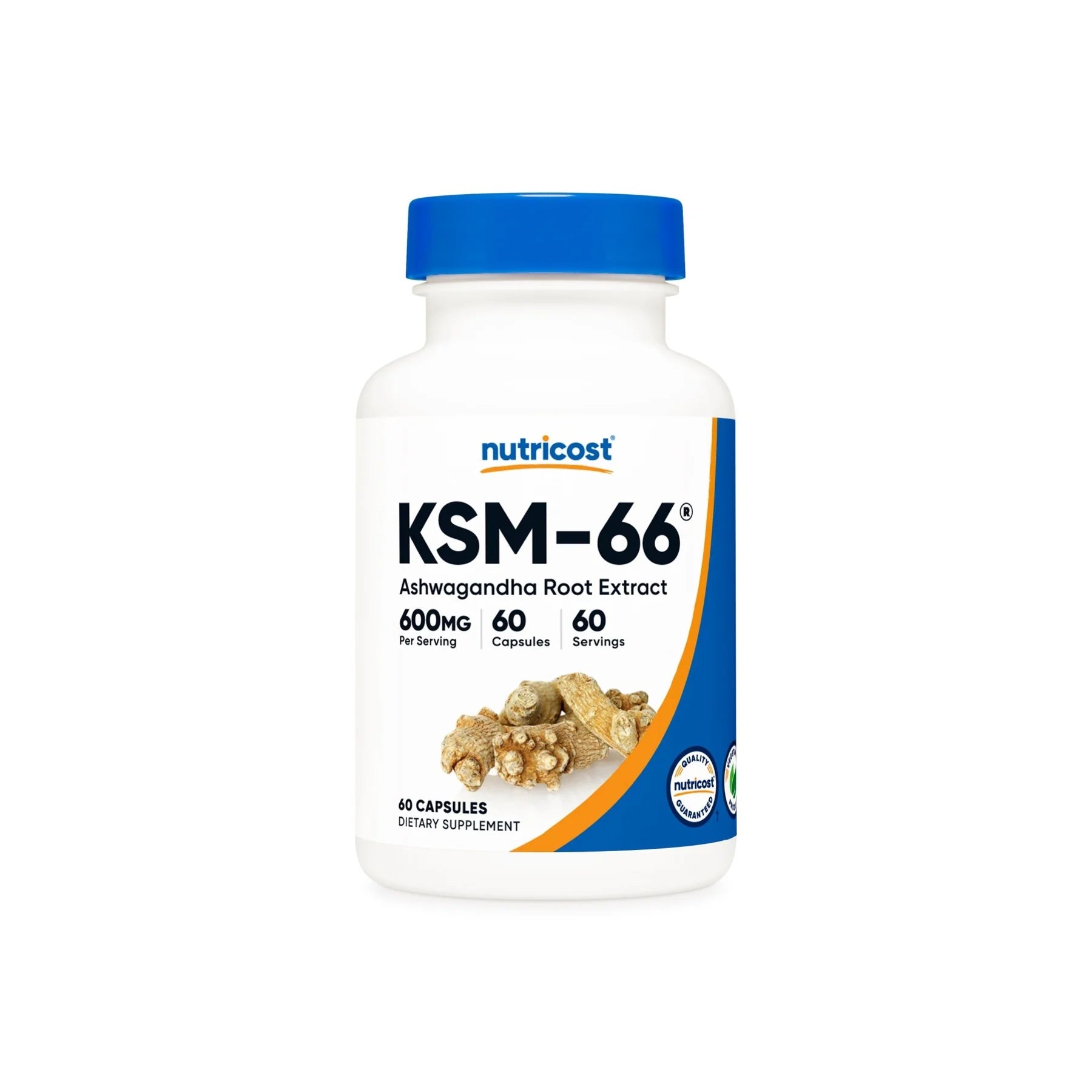 Nutricost - KSM-66 Ashwagandha 根萃取物 600 毫克，60 粒膠囊