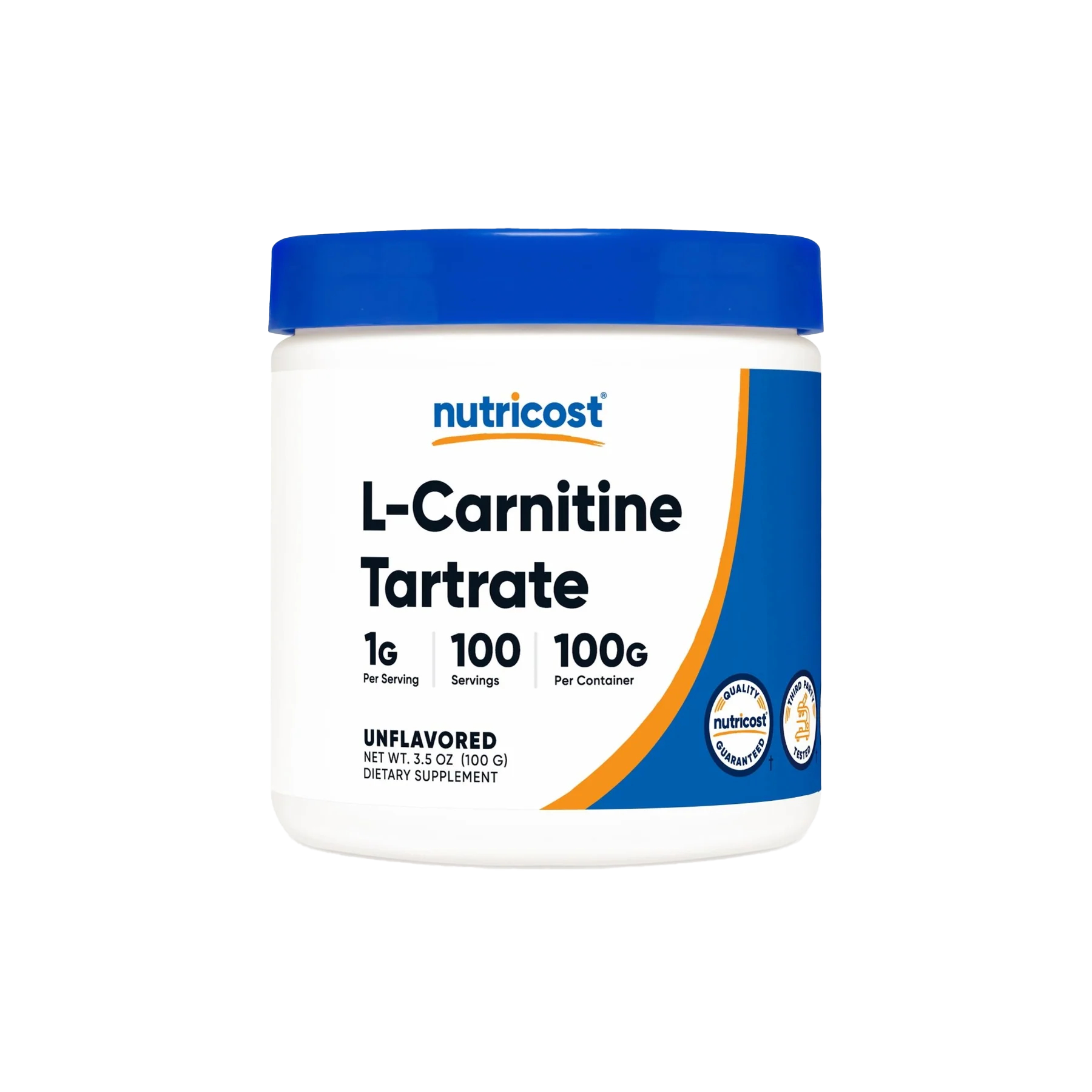 Nutricost - Tartrate de L-Carnitine, sans saveur, 3,5 oz (100 g)