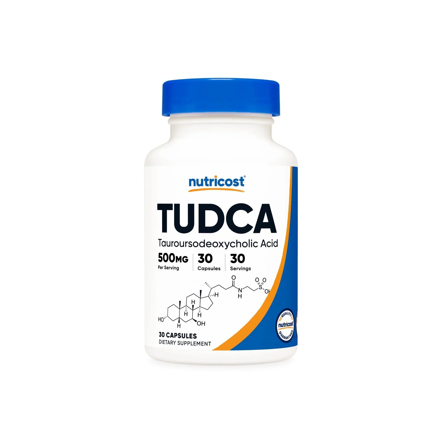 Nutricost - Tudca 500 毫克，30 粒膠囊（牛磺熊去氧膽酸）