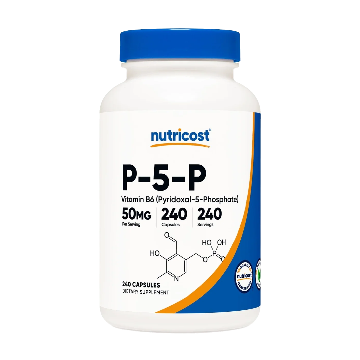 Nutricost - P5P 膠囊，100 MG - 240 粒