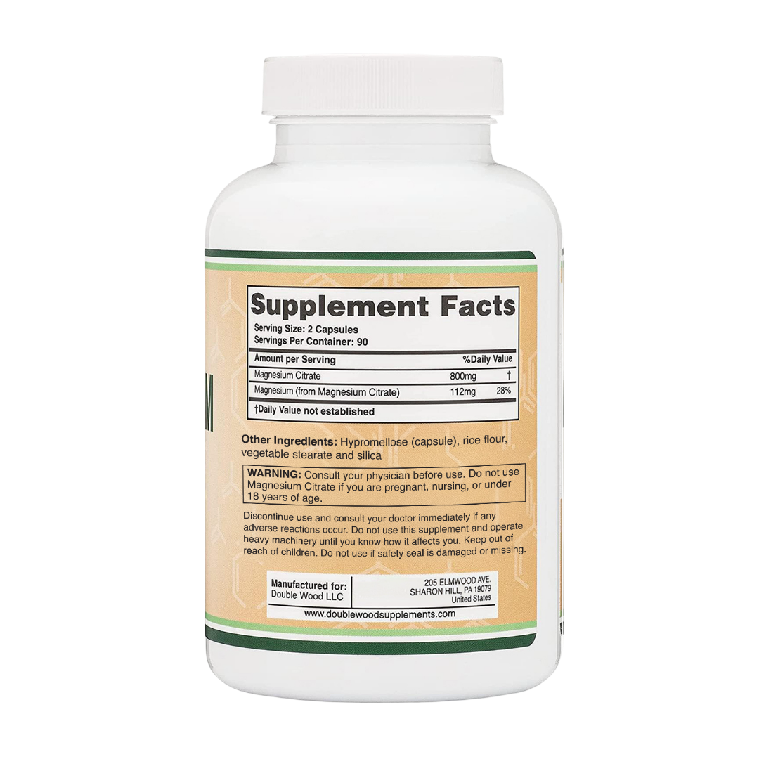 Double Wood - Magnesium Citrate