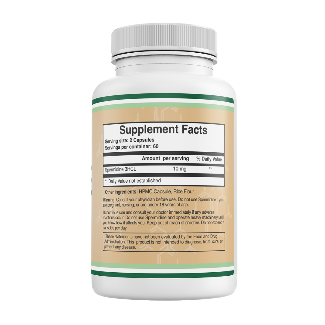 Double Wood - Spermidine - 120 gélules de 5 mg