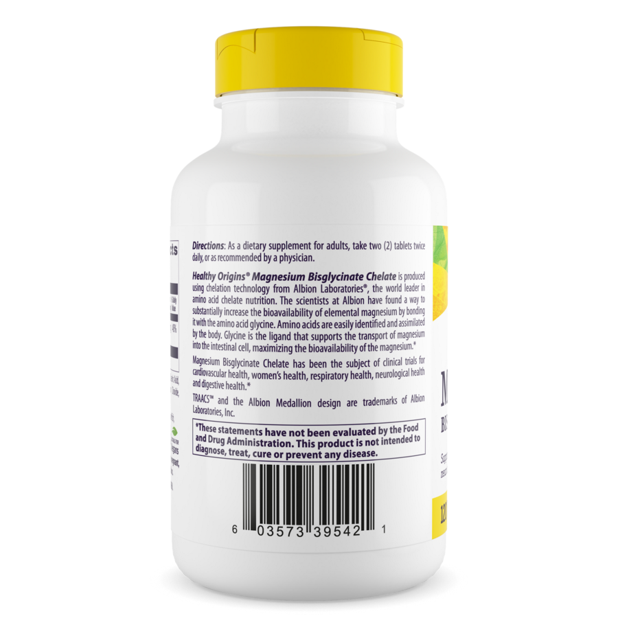 Healthy Origins - Magnesium Bisglycinate Chelate (TRAACS®)