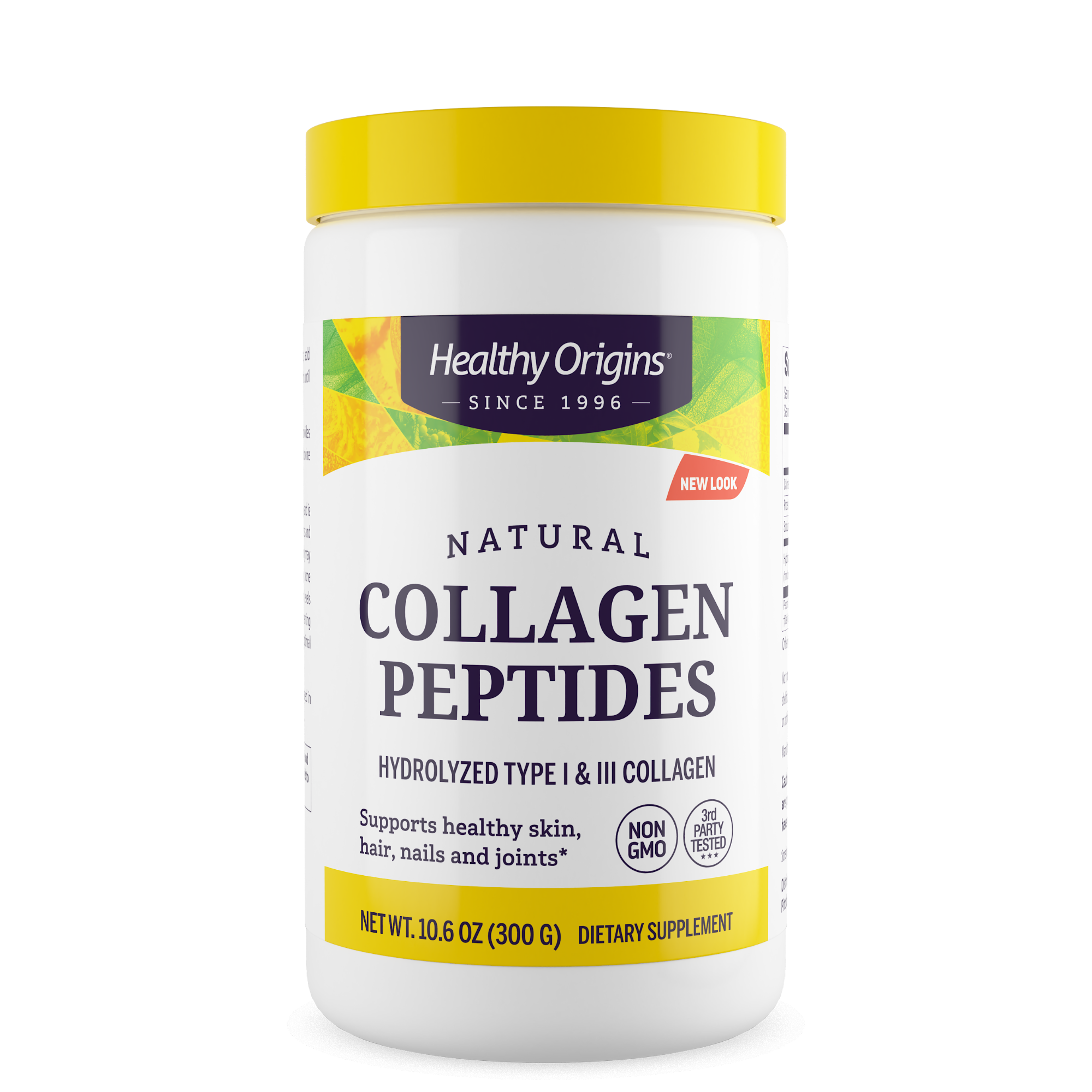 Healthy Origins - Peptides de collagène, hydrolysés de type I et III, 300 g