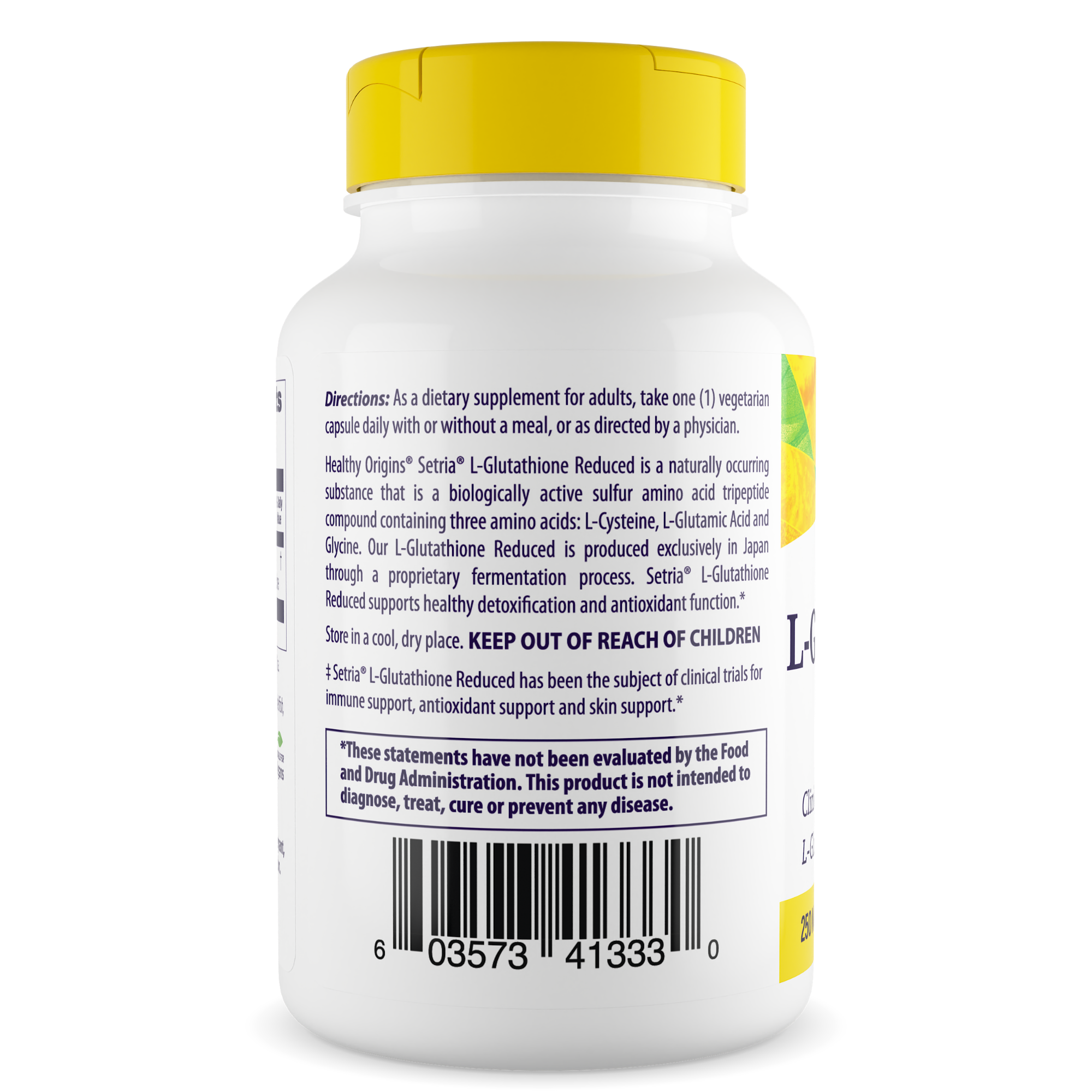 Healthy Origins - L-Glutathion réduit (Setria®) 250 mg