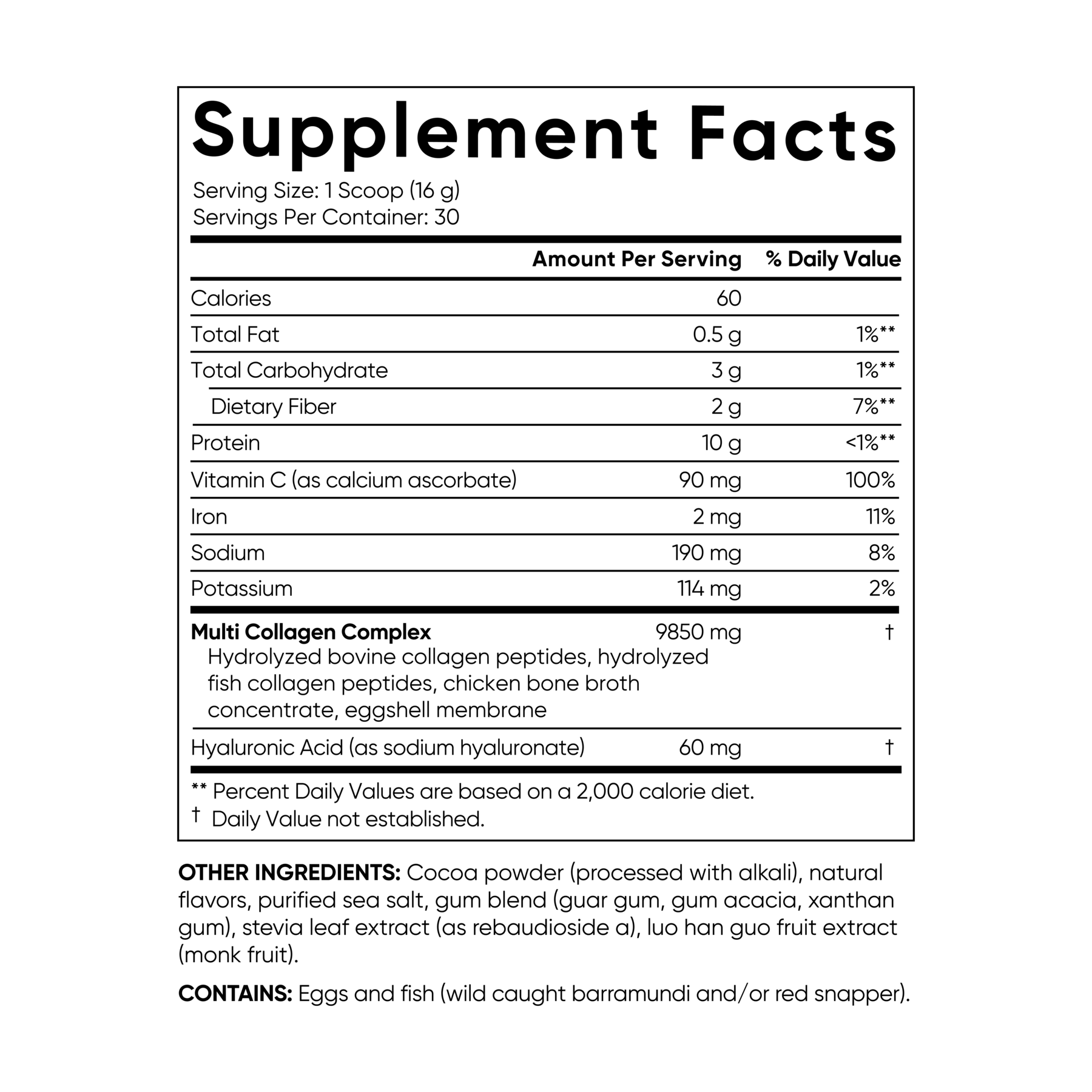 Sports Research - 多種膠原蛋白粉，巧克力/ 16.93oz